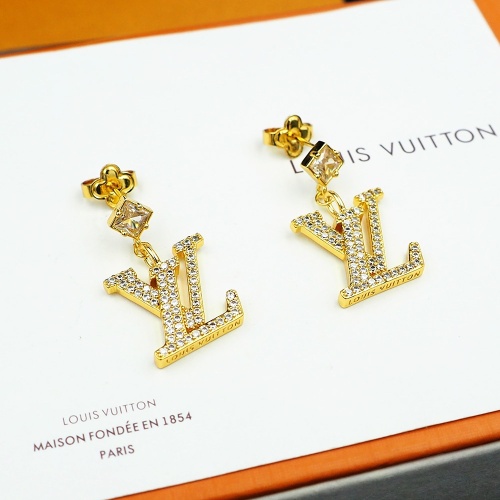 Cheap Louis Vuitton Earrings For Women #1224063 Replica Wholesale [$25.00 USD] [ITEM#1224063] on Replica Louis Vuitton Earrings