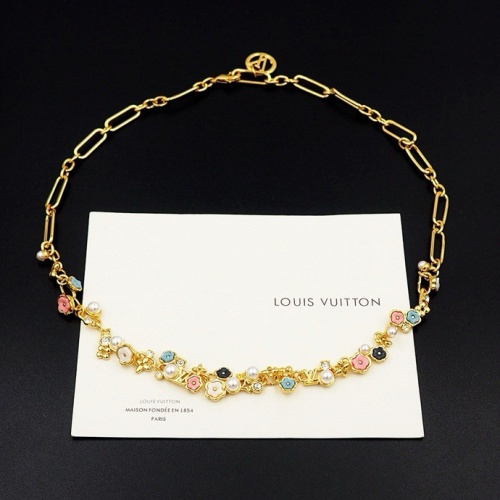 Cheap Louis Vuitton Necklaces For Women #1224077 Replica Wholesale [$38.00 USD] [ITEM#1224077] on Replica Louis Vuitton Necklaces