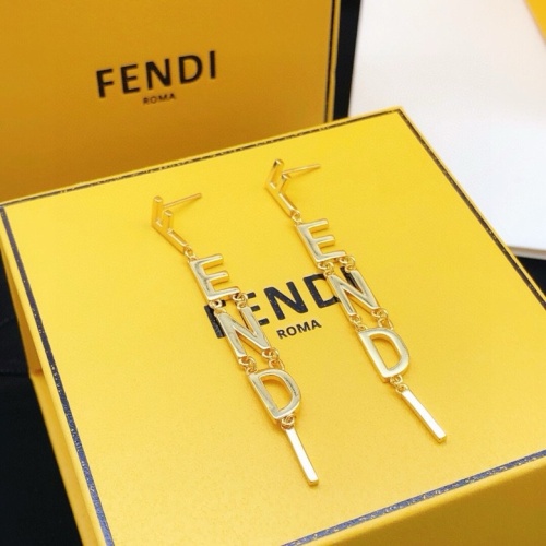 Cheap Fendi Earrings For Women #1224140 Replica Wholesale [$29.00 USD] [ITEM#1224140] on Replica Fendi Earrings