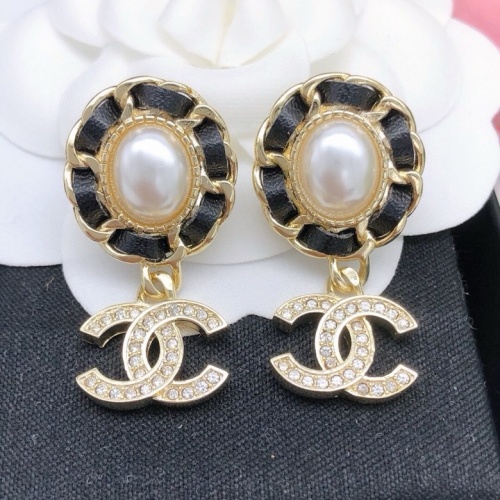 Cheap Chanel Earrings For Women #1224345 Replica Wholesale [$27.00 USD] [ITEM#1224345] on Replica Chanel Earrings