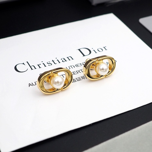 Cheap Christian Dior Earrings For Women #1224363 Replica Wholesale [$25.00 USD] [ITEM#1224363] on Replica Christian Dior Earrings