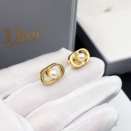 Cheap Christian Dior Earrings For Women #1224363 Replica Wholesale [$25.00 USD] [ITEM#1224363] on Replica Christian Dior Earrings