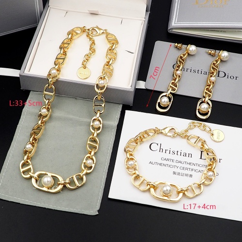 Cheap Christian Dior Jewelry Set For Women #1224364 Replica Wholesale [$68.00 USD] [ITEM#1224364] on Replica Christian Dior Jewelry Set