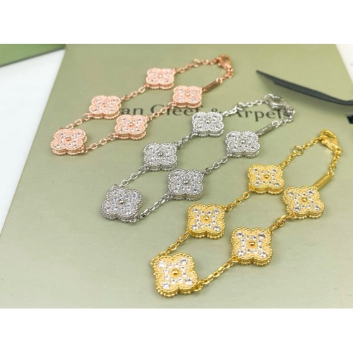 Cheap Van Cleef &amp; Arpels Bracelets For Women #1224385 Replica Wholesale [$29.00 USD] [ITEM#1224385] on Replica Van Cleef &amp; Arpels Bracelets