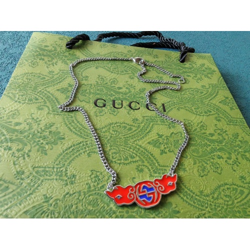 Cheap Gucci Necklaces #1224443 Replica Wholesale [$29.00 USD] [ITEM#1224443] on Replica Gucci Necklaces