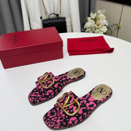 Cheap Valentino Slippers For Women #1224630 Replica Wholesale [$82.00 USD] [ITEM#1224630] on Replica Valentino Slippers