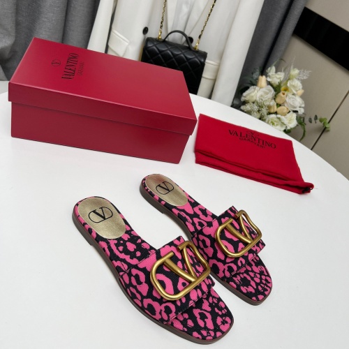 Cheap Valentino Slippers For Women #1224630 Replica Wholesale [$82.00 USD] [ITEM#1224630] on Replica Valentino Slippers