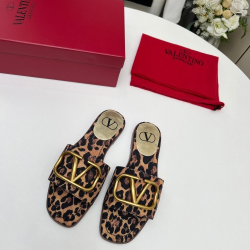 Cheap Valentino Slippers For Women #1224631 Replica Wholesale [$82.00 USD] [ITEM#1224631] on Replica Valentino Slippers