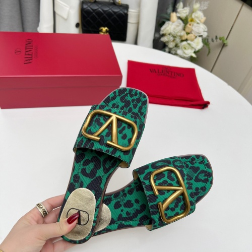 Cheap Valentino Slippers For Women #1224632 Replica Wholesale [$82.00 USD] [ITEM#1224632] on Replica Valentino Slippers