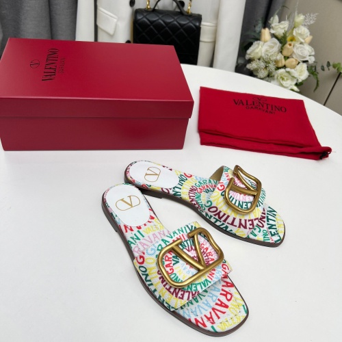 Cheap Valentino Slippers For Women #1224633 Replica Wholesale [$82.00 USD] [ITEM#1224633] on Replica Valentino Slippers