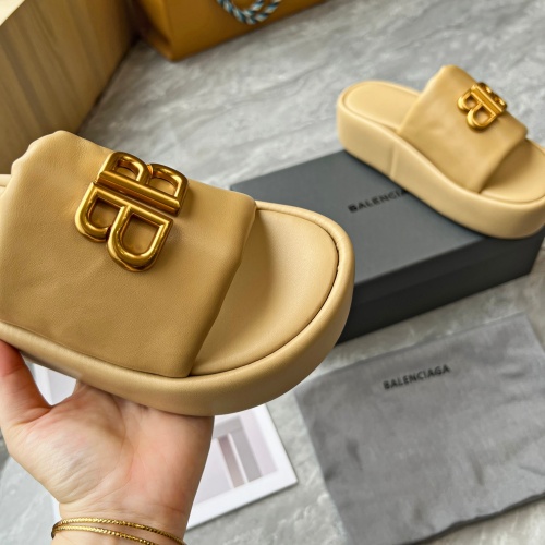 Cheap Balenciaga Slippers For Women #1224664 Replica Wholesale [$92.00 USD] [ITEM#1224664] on Replica Balenciaga Slippers