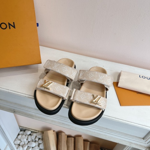 Cheap Louis Vuitton Sandal For Women #1224701 Replica Wholesale [$82.00 USD] [ITEM#1224701] on Replica Louis Vuitton Sandal