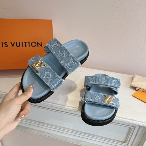 Cheap Louis Vuitton Sandal For Women #1224703 Replica Wholesale [$82.00 USD] [ITEM#1224703] on Replica Louis Vuitton Sandal