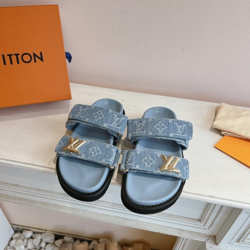 Cheap Louis Vuitton Sandal For Men #1224705 Replica Wholesale [$82.00 USD] [ITEM#1224705] on Replica Louis Vuitton Sandal