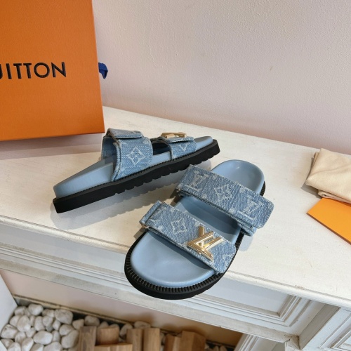 Cheap Louis Vuitton Sandal For Men #1224705 Replica Wholesale [$82.00 USD] [ITEM#1224705] on Replica Louis Vuitton Sandal