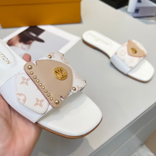 Cheap Louis Vuitton Slippers For Women #1224721 Replica Wholesale [$80.00 USD] [ITEM#1224721] on Replica Louis Vuitton Slippers