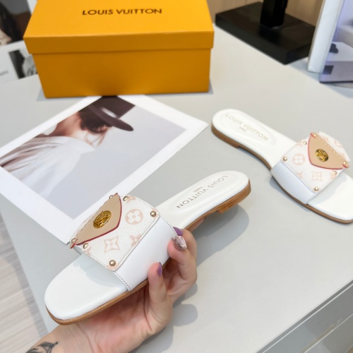 Cheap Louis Vuitton Slippers For Women #1224721 Replica Wholesale [$80.00 USD] [ITEM#1224721] on Replica Louis Vuitton Slippers