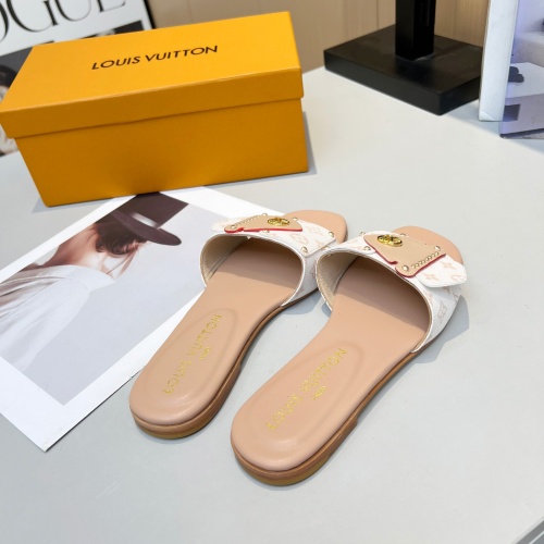 Cheap Louis Vuitton Slippers For Women #1224722 Replica Wholesale [$80.00 USD] [ITEM#1224722] on Replica Louis Vuitton Slippers