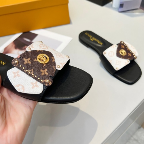 Cheap Louis Vuitton Slippers For Women #1224723 Replica Wholesale [$80.00 USD] [ITEM#1224723] on Replica Louis Vuitton Slippers