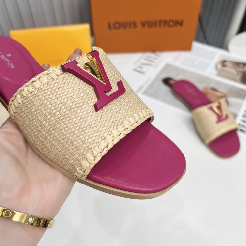 Cheap Louis Vuitton Slippers For Women #1224741 Replica Wholesale [$88.00 USD] [ITEM#1224741] on Replica Louis Vuitton Slippers