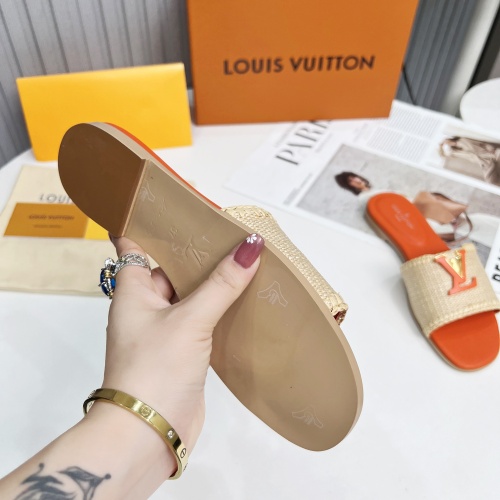 Cheap Louis Vuitton Slippers For Women #1224742 Replica Wholesale [$88.00 USD] [ITEM#1224742] on Replica Louis Vuitton Slippers