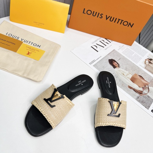 Cheap Louis Vuitton Slippers For Women #1224745 Replica Wholesale [$88.00 USD] [ITEM#1224745] on Replica Louis Vuitton Slippers