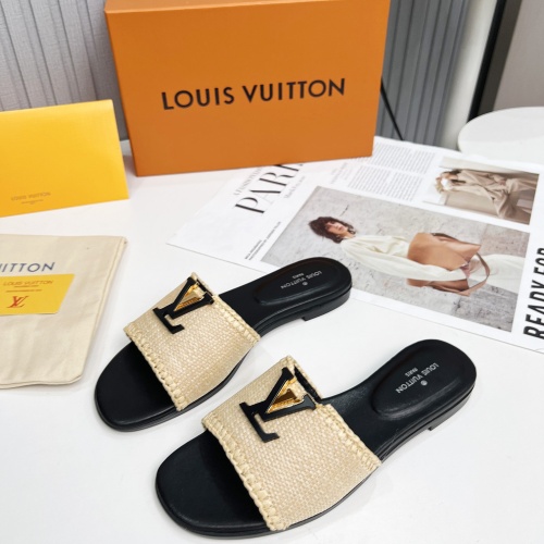 Cheap Louis Vuitton Slippers For Women #1224745 Replica Wholesale [$88.00 USD] [ITEM#1224745] on Replica Louis Vuitton Slippers