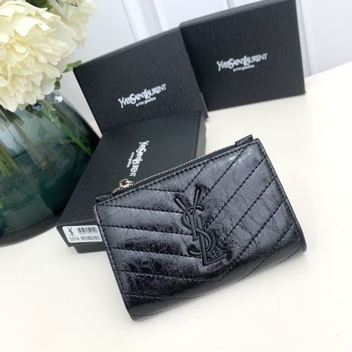 Cheap Yves Saint Laurent YSL Wallets #1224759 Replica Wholesale [$42.00 USD] [ITEM#1224759] on Replica Yves Saint Laurent YSL Wallets