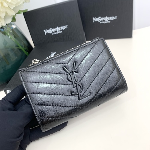 Cheap Yves Saint Laurent YSL Wallets #1224759 Replica Wholesale [$42.00 USD] [ITEM#1224759] on Replica Yves Saint Laurent YSL Wallets