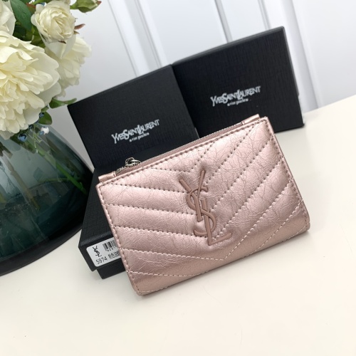 Cheap Yves Saint Laurent YSL Wallets #1224763 Replica Wholesale [$42.00 USD] [ITEM#1224763] on Replica Yves Saint Laurent YSL Wallets