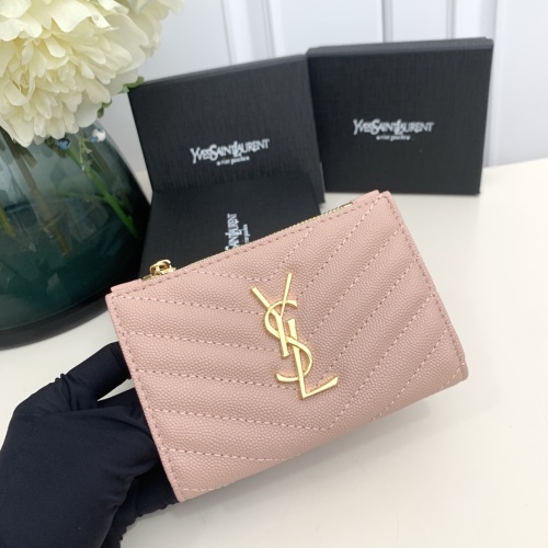 Cheap Yves Saint Laurent YSL Wallets #1224764 Replica Wholesale [$42.00 USD] [ITEM#1224764] on Replica Yves Saint Laurent YSL Wallets