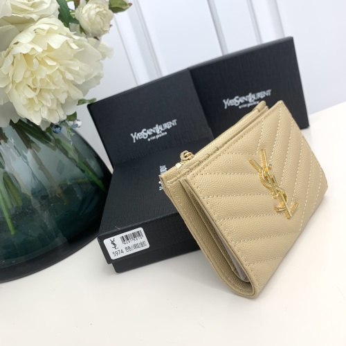 Cheap Yves Saint Laurent YSL Wallets #1224765 Replica Wholesale [$42.00 USD] [ITEM#1224765] on Replica Yves Saint Laurent YSL Wallets