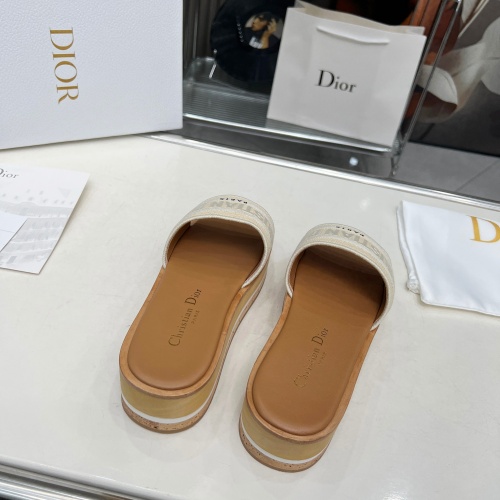 Cheap Christian Dior Slippers For Women #1224870 Replica Wholesale [$102.00 USD] [ITEM#1224870] on Replica Christian Dior Slippers