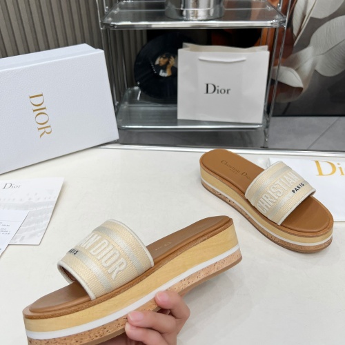 Cheap Christian Dior Slippers For Women #1224870 Replica Wholesale [$102.00 USD] [ITEM#1224870] on Replica Christian Dior Slippers