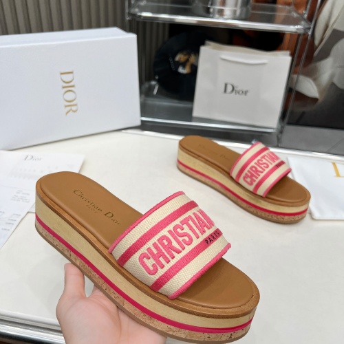 Cheap Christian Dior Slippers For Women #1224871 Replica Wholesale [$102.00 USD] [ITEM#1224871] on Replica Christian Dior Slippers