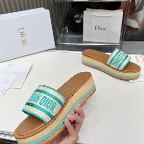 Cheap Christian Dior Slippers For Women #1224872 Replica Wholesale [$102.00 USD] [ITEM#1224872] on Replica Christian Dior Slippers