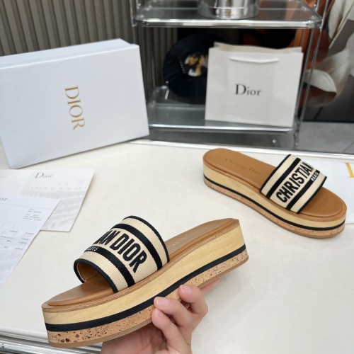 Cheap Christian Dior Slippers For Women #1224873 Replica Wholesale [$102.00 USD] [ITEM#1224873] on Replica Christian Dior Slippers