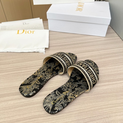 Cheap Christian Dior Slippers For Women #1224879 Replica Wholesale [$76.00 USD] [ITEM#1224879] on Replica Christian Dior Slippers