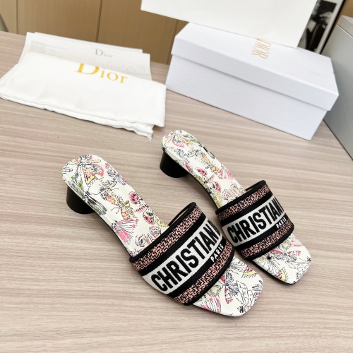 Cheap Christian Dior Slippers For Women #1224881 Replica Wholesale [$82.00 USD] [ITEM#1224881] on Replica Christian Dior Slippers