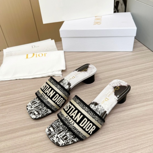 Cheap Christian Dior Slippers For Women #1224882 Replica Wholesale [$82.00 USD] [ITEM#1224882] on Replica Christian Dior Slippers