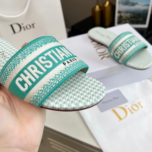 Cheap Christian Dior Slippers For Women #1224884 Replica Wholesale [$76.00 USD] [ITEM#1224884] on Replica Christian Dior Slippers