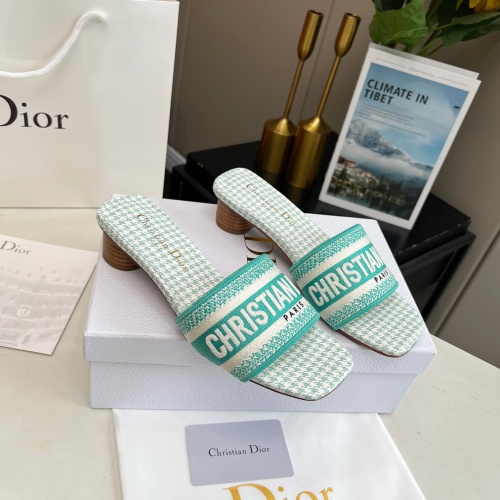 Cheap Christian Dior Slippers For Women #1224885 Replica Wholesale [$82.00 USD] [ITEM#1224885] on Replica Christian Dior Slippers