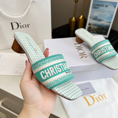 Cheap Christian Dior Slippers For Women #1224885 Replica Wholesale [$82.00 USD] [ITEM#1224885] on Replica Christian Dior Slippers