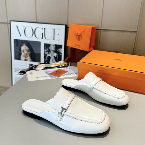 Cheap Hermes Slippers For Women #1224894 Replica Wholesale [$98.00 USD] [ITEM#1224894] on Replica Hermes Slippers