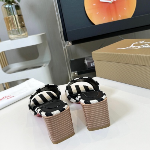 Cheap Christian Louboutin CL Slippers For Women #1224936 Replica Wholesale [$76.00 USD] [ITEM#1224936] on Replica Christian Louboutin CL Slippers