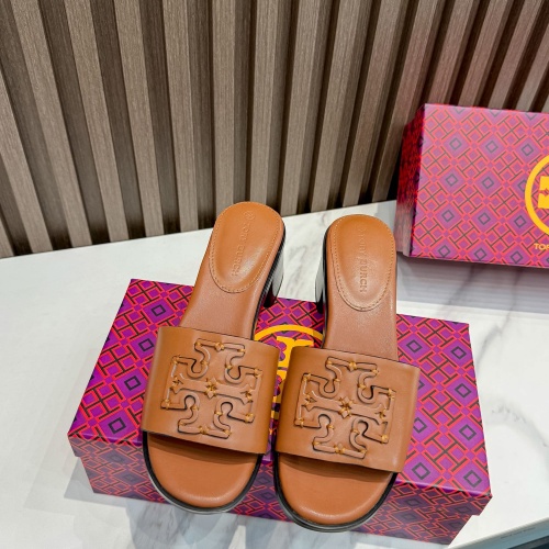 Cheap Tory Burch TB Slippers For Women #1224939 Replica Wholesale [$76.00 USD] [ITEM#1224939] on Replica Tory Burch TB Slippers