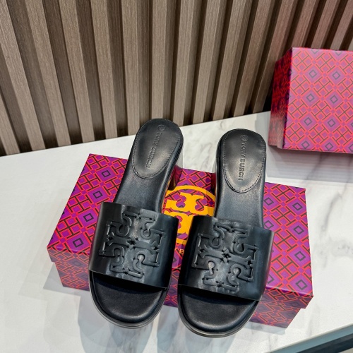 Cheap Tory Burch TB Slippers For Women #1224940 Replica Wholesale [$76.00 USD] [ITEM#1224940] on Replica Tory Burch TB Slippers