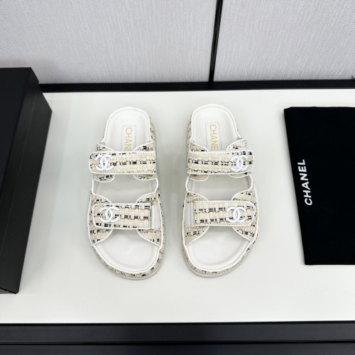 Cheap Chanel Slippers For Women #1224968 Replica Wholesale [$100.00 USD] [ITEM#1224968] on Replica Chanel Slippers