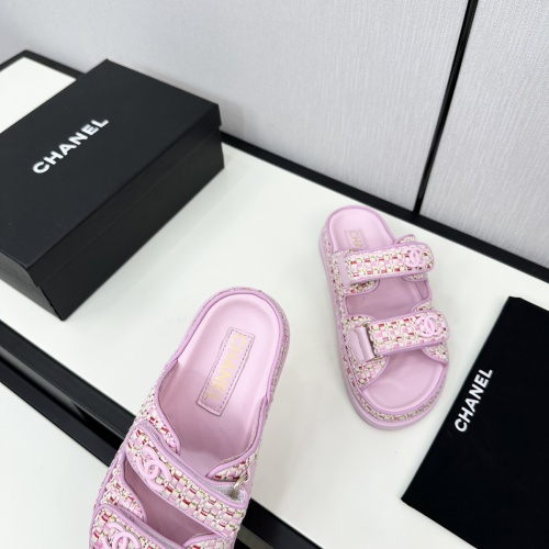 Cheap Chanel Slippers For Women #1224969 Replica Wholesale [$100.00 USD] [ITEM#1224969] on Replica Chanel Slippers