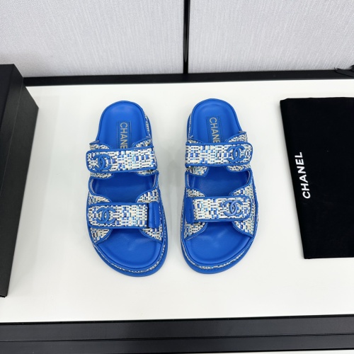 Cheap Chanel Slippers For Women #1224984 Replica Wholesale [$100.00 USD] [ITEM#1224984] on Replica Chanel Slippers